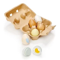 Tender Leaf Toys Wooden Toys|4 Years < Wooden Eggs, Set of 6