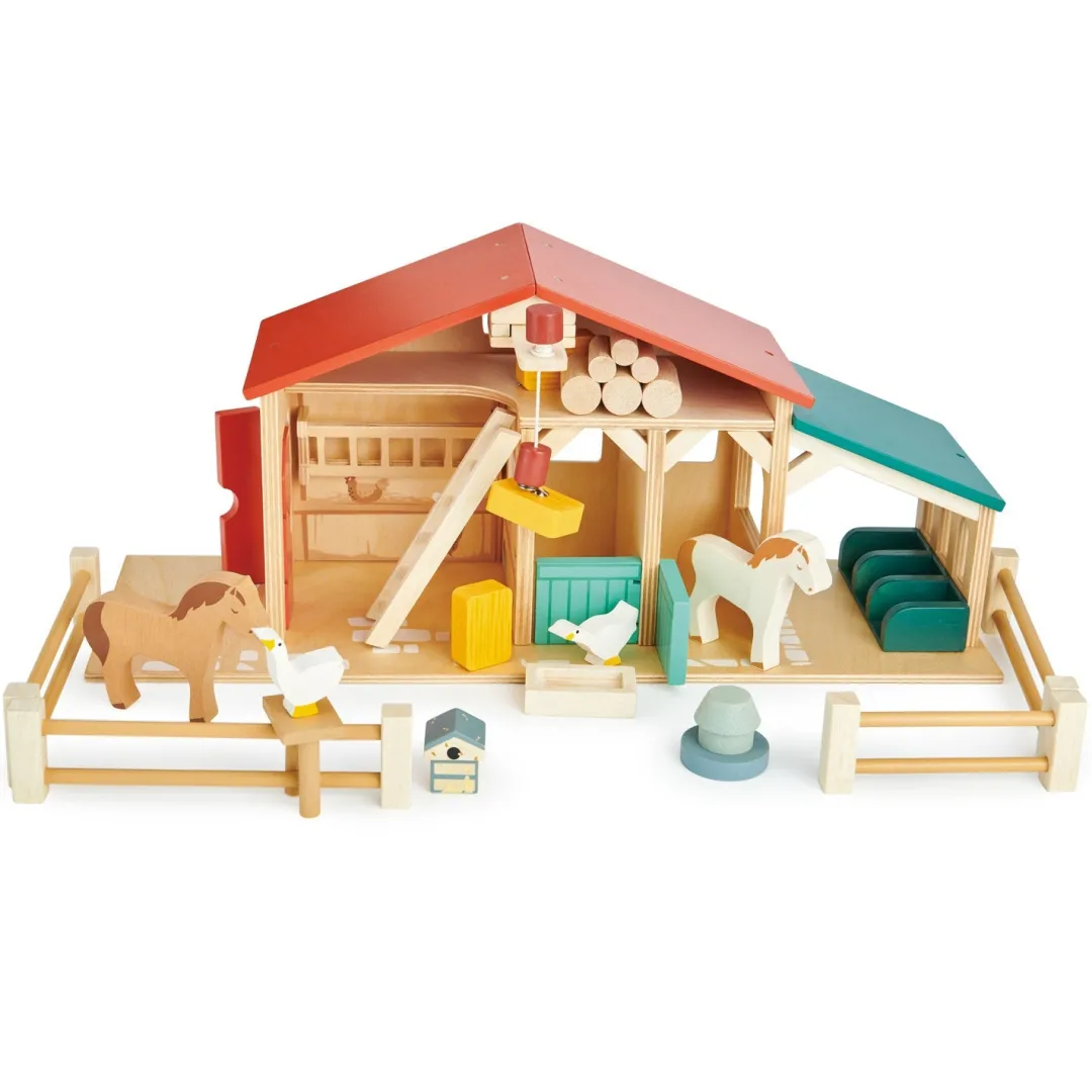 Tender Leaf Wooden Toys|4 Years < Wooden Farm Set
