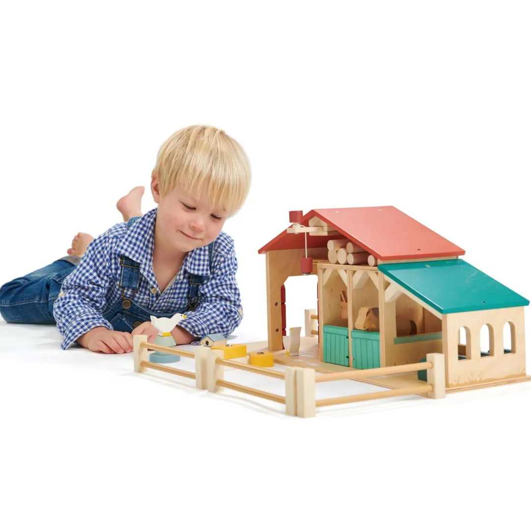 Tender Leaf Wooden Toys|4 Years < Wooden Farm Set