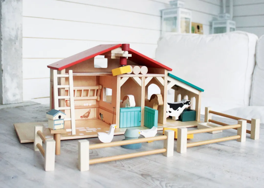 Tender Leaf Wooden Toys|4 Years < Wooden Farm Set