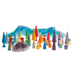 Grimm's Spiel u0026 Holz Fairies & Gnomes|Wooden Toys < Wooden Forest Building Set
