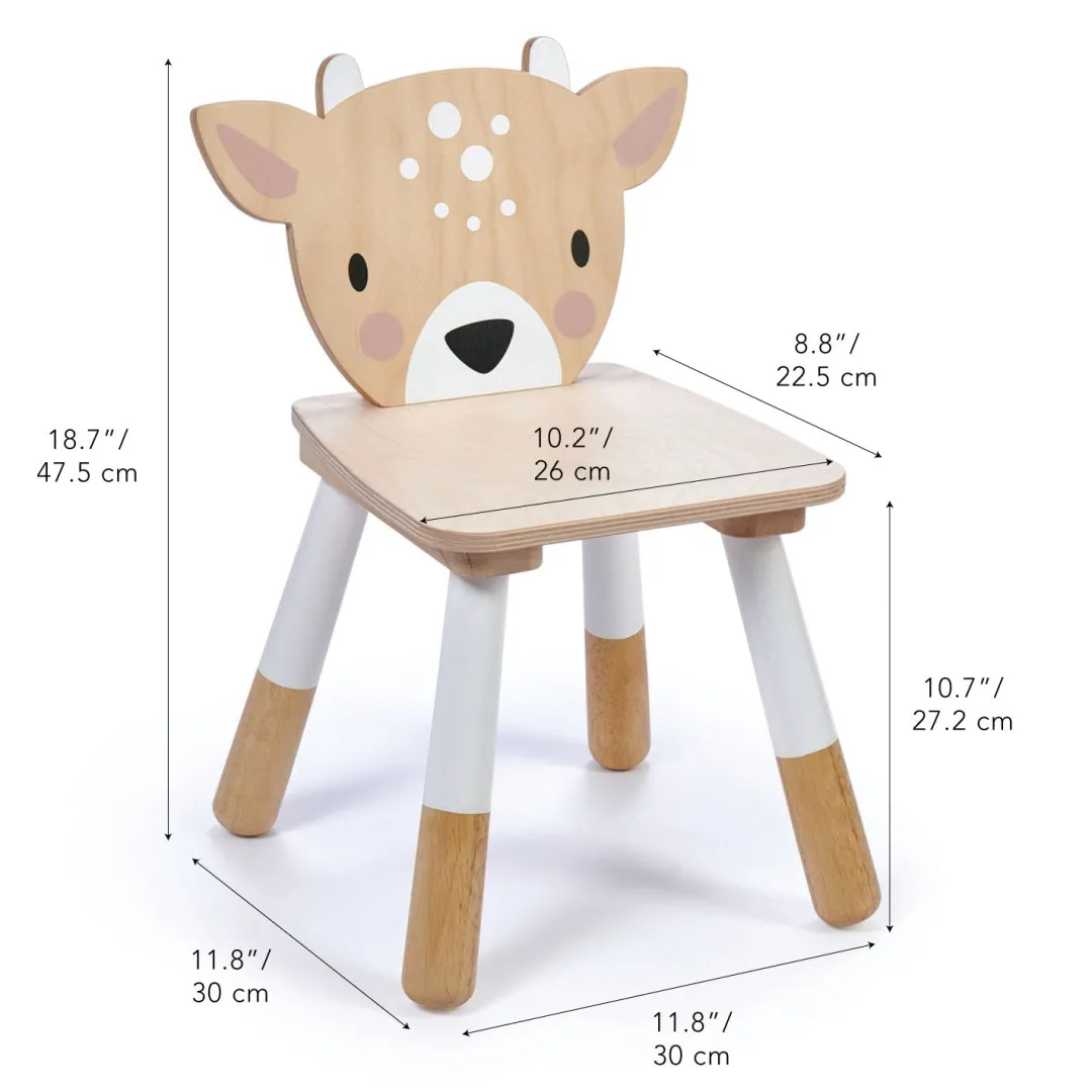 Tender Leaf Wooden Toys|4 Years < Wooden Forest Deer Chair