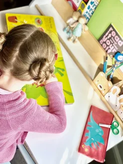 Tender Leaf Wooden Toys|4 Years < Wooden Forest Friends Desk and Chair