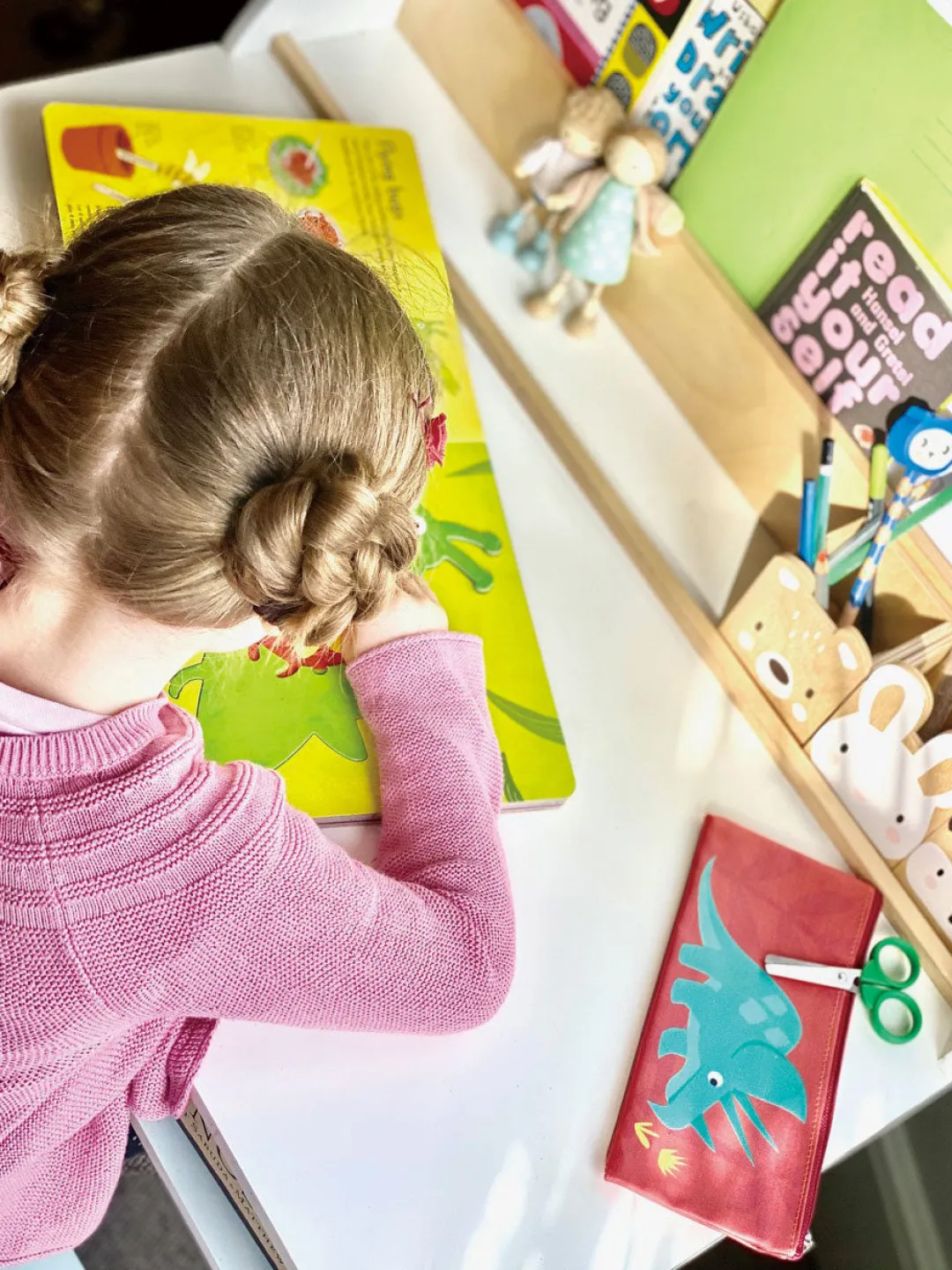 Tender Leaf Wooden Toys|4 Years < Wooden Forest Friends Desk and Chair