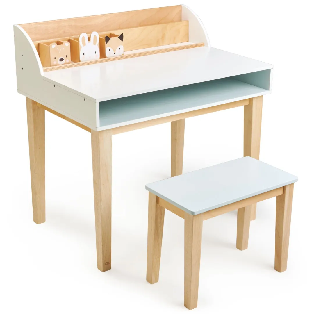 Tender Leaf Wooden Toys|4 Years < Wooden Forest Friends Desk and Chair