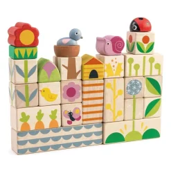 Tender Leaf Toys 12-24 Months|Wooden Toys < Wooden Garden Blocks Set
