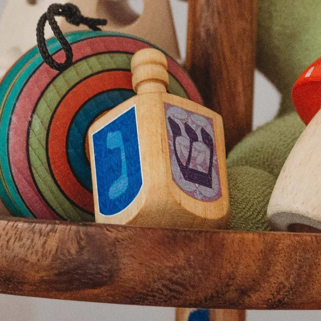 Maple Landmark Wooden Toys|Games < Wooden Hanukkah Dreidel