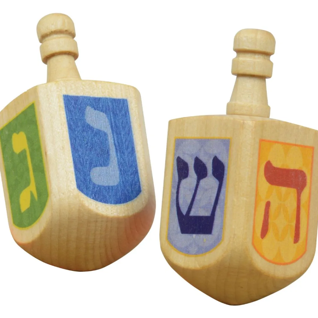 Maple Landmark Wooden Toys|Games < Wooden Hanukkah Dreidel