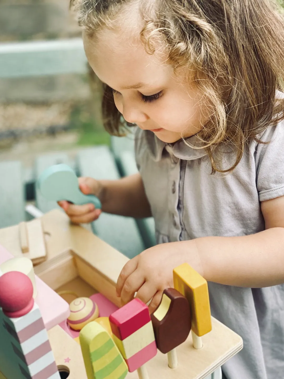 Tender Leaf Wooden Toys|4 Years < Wooden Ice Cream Cart Play Set