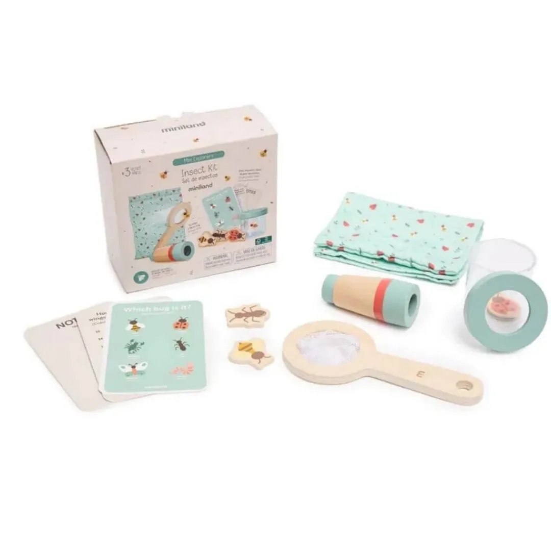 Miniland Outdoor Toys|Wooden Toys < Wooden Insect Exploration Kit