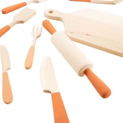 Sabo Wooden Toys|4 Years < Wooden Kitchen Utensil Set