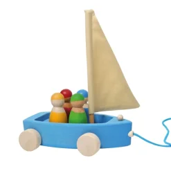 Grimm's Spiel u0026 Holz Outdoor Toys|12-24 Months < Wooden Land Yacht and Four Peg Friends