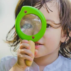 PlanToys Outdoor Toys|Wooden Toys < Wooden Leaf Magnifying Glass