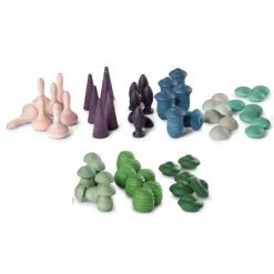 Grapat Wooden Toys|4 Years < Wooden Mandala Mix Set - Cold