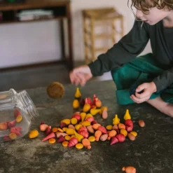 Grapat Wooden Toys|4 Years < Wooden Mandala Mix Set - Warm