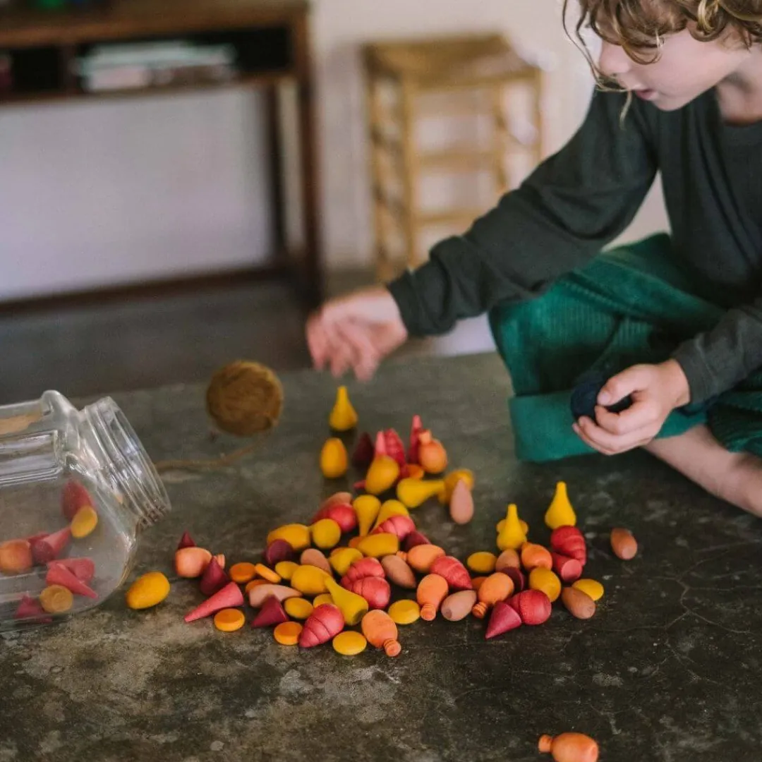 Grapat Wooden Toys|4 Years < Wooden Mandala Mix Set - Warm