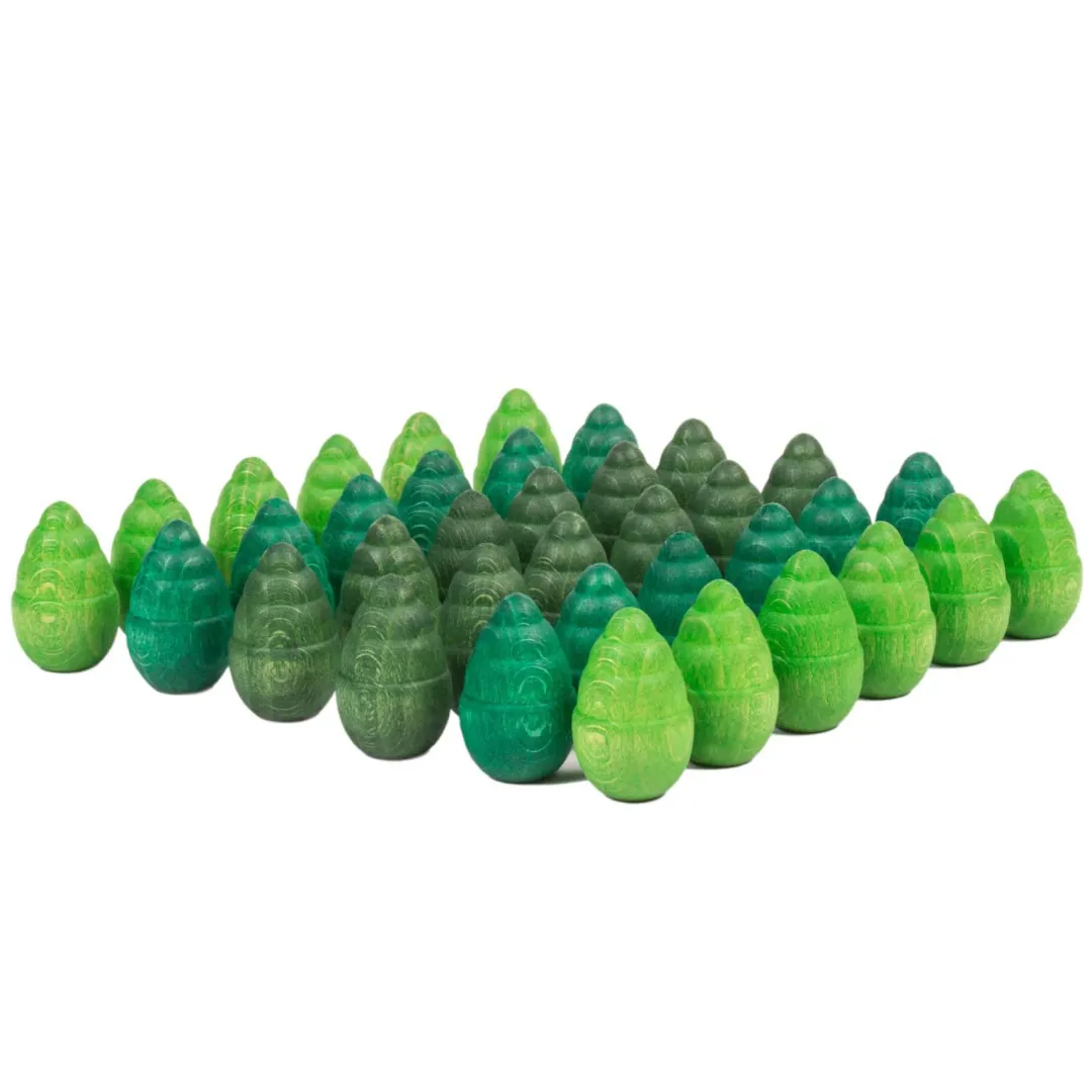 Grapat Fairies & Gnomes|Wooden Toys < Wooden Mandala Set, Green Trees
