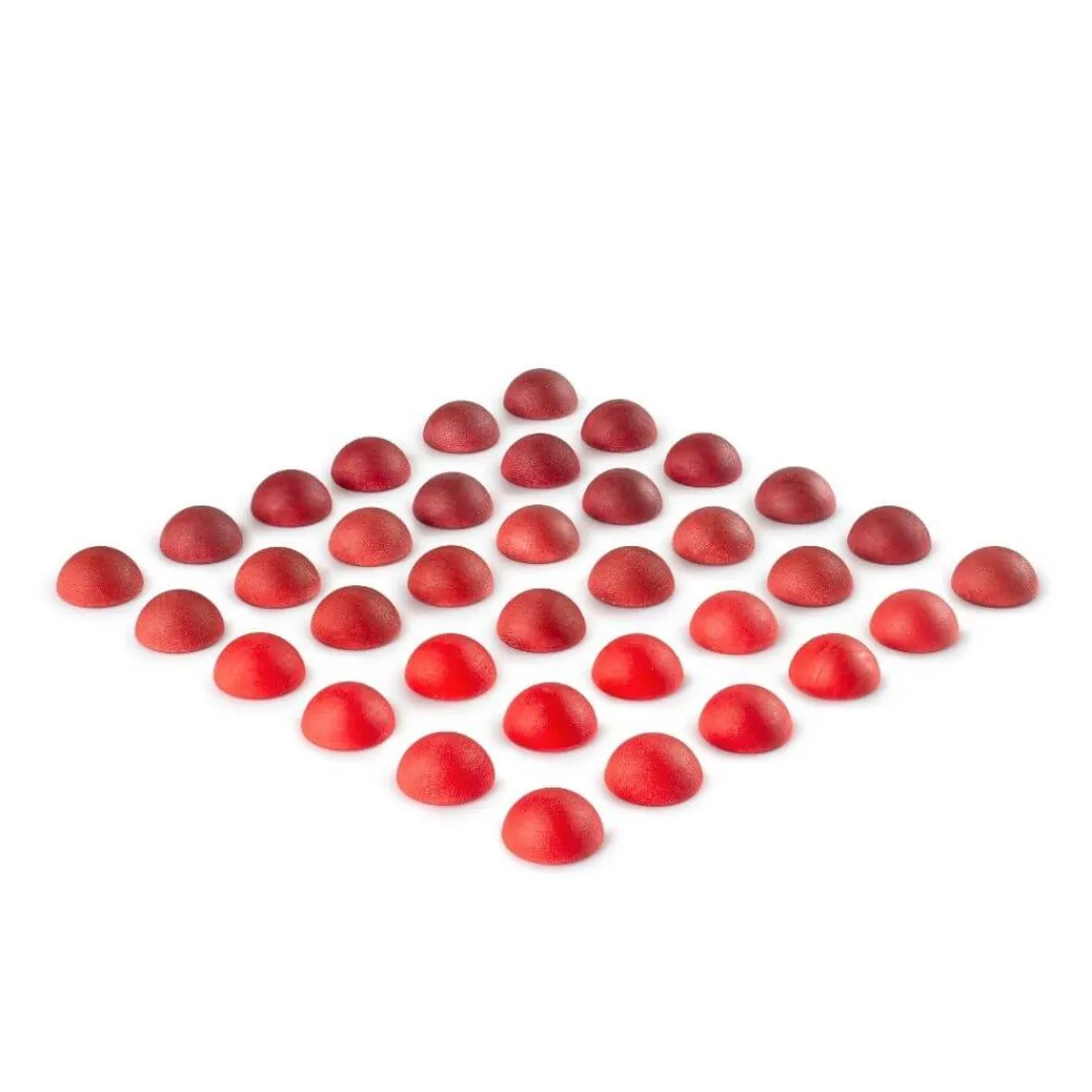Grapat Wooden Toys|4 Years < Wooden Mandala Set - Half Spheres
