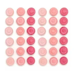 Grapat Wooden Toys|4 Years < Wooden Mandala Set, Pink Flowers