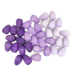 Grapat Wooden Toys|4 Years < Wooden Mandala Set, Purple Eggs