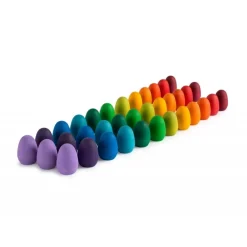 Grapat Wooden Toys|4 Years < Wooden Mandala Set - Rainbow Eggs