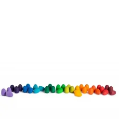 Grapat Wooden Toys|4 Years < Wooden Mandala Set - Rainbow Eggs