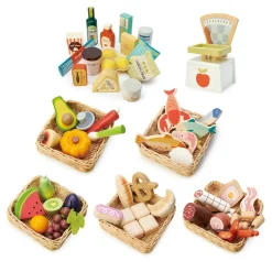 Tender Leaf Wooden Toys|4 Years < Wooden Market Day Play Food Bundle
