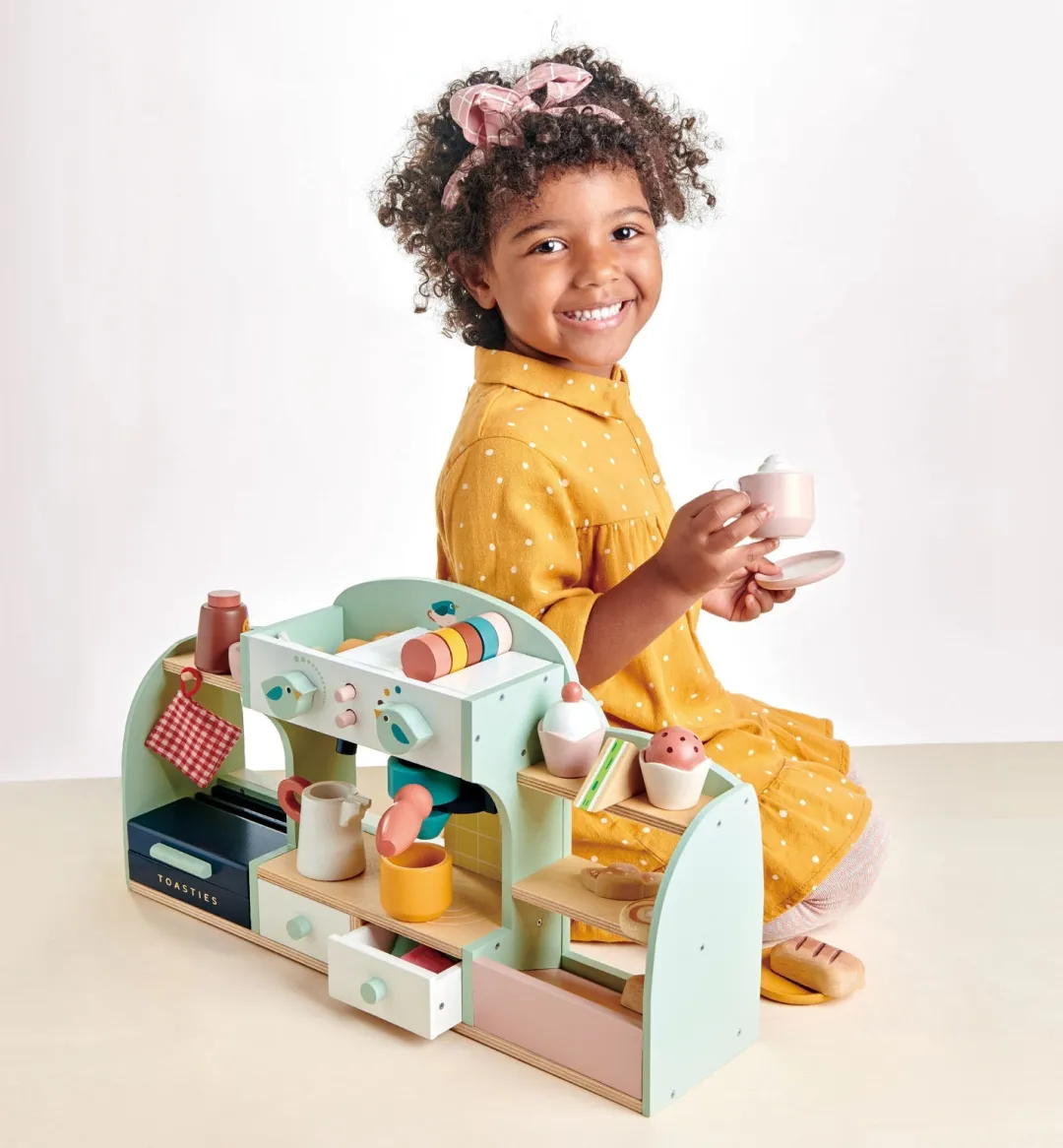 Tender Leaf Wooden Toys|4 Years < Wooden Mini Chef Bird’s Nest Café