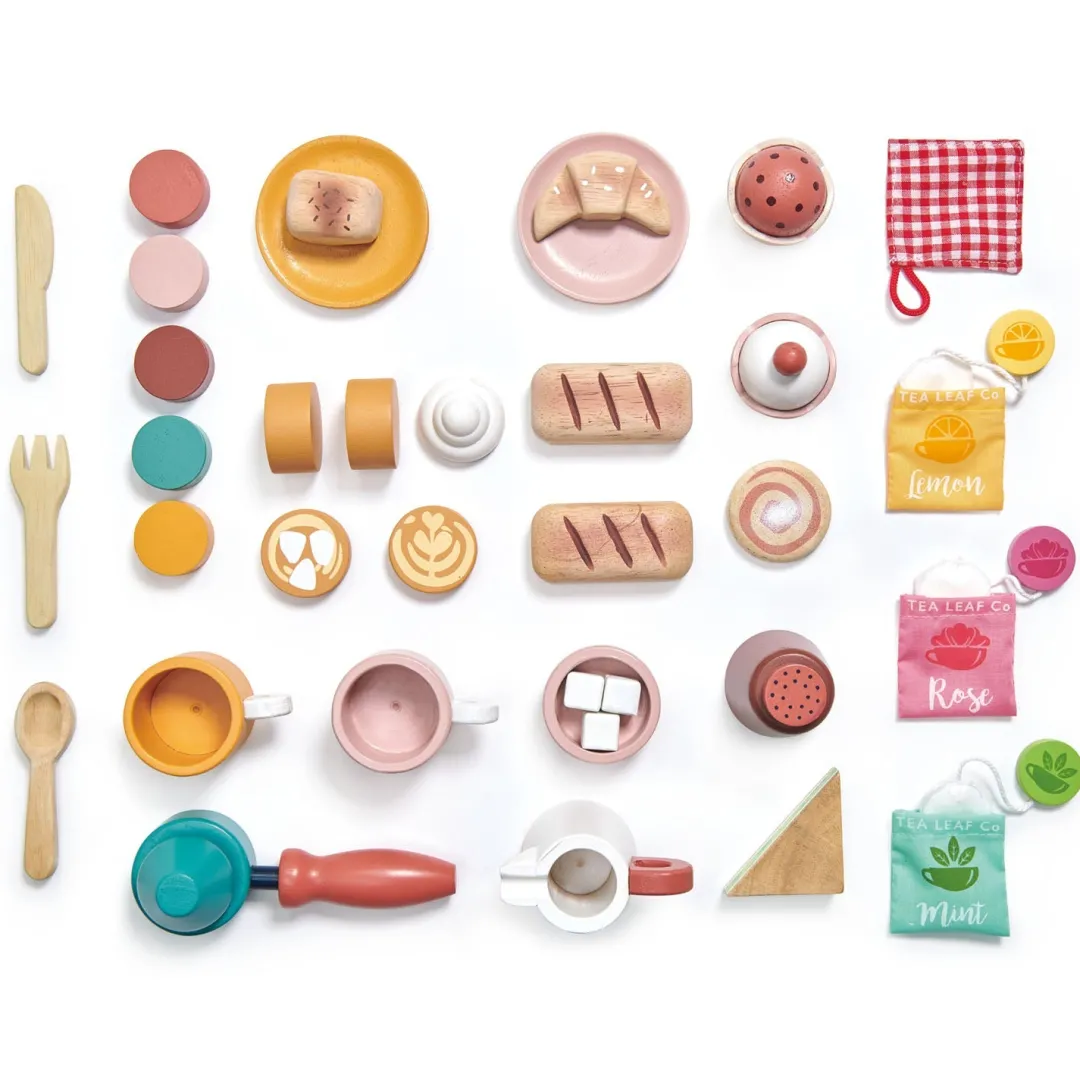 Tender Leaf Wooden Toys|4 Years < Wooden Mini Chef Bird’s Nest Café