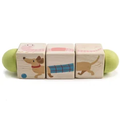 Tender Leaf Toys 12-24 Months|Wooden Toys < Wooden Mix and Match Twisting Puzzle