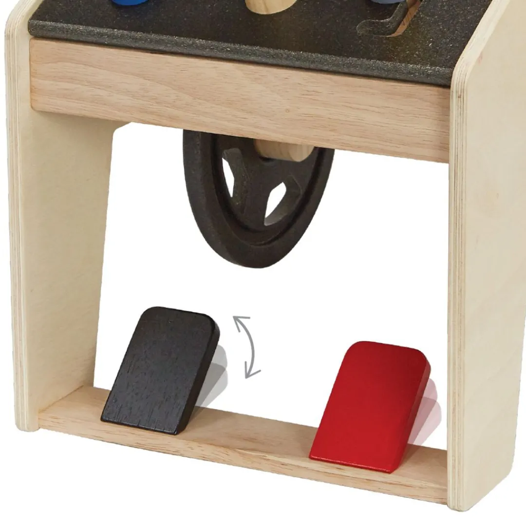 PlanToys USA 4 Years|3 Years < Wooden Motor Mechanic Car Repair Set