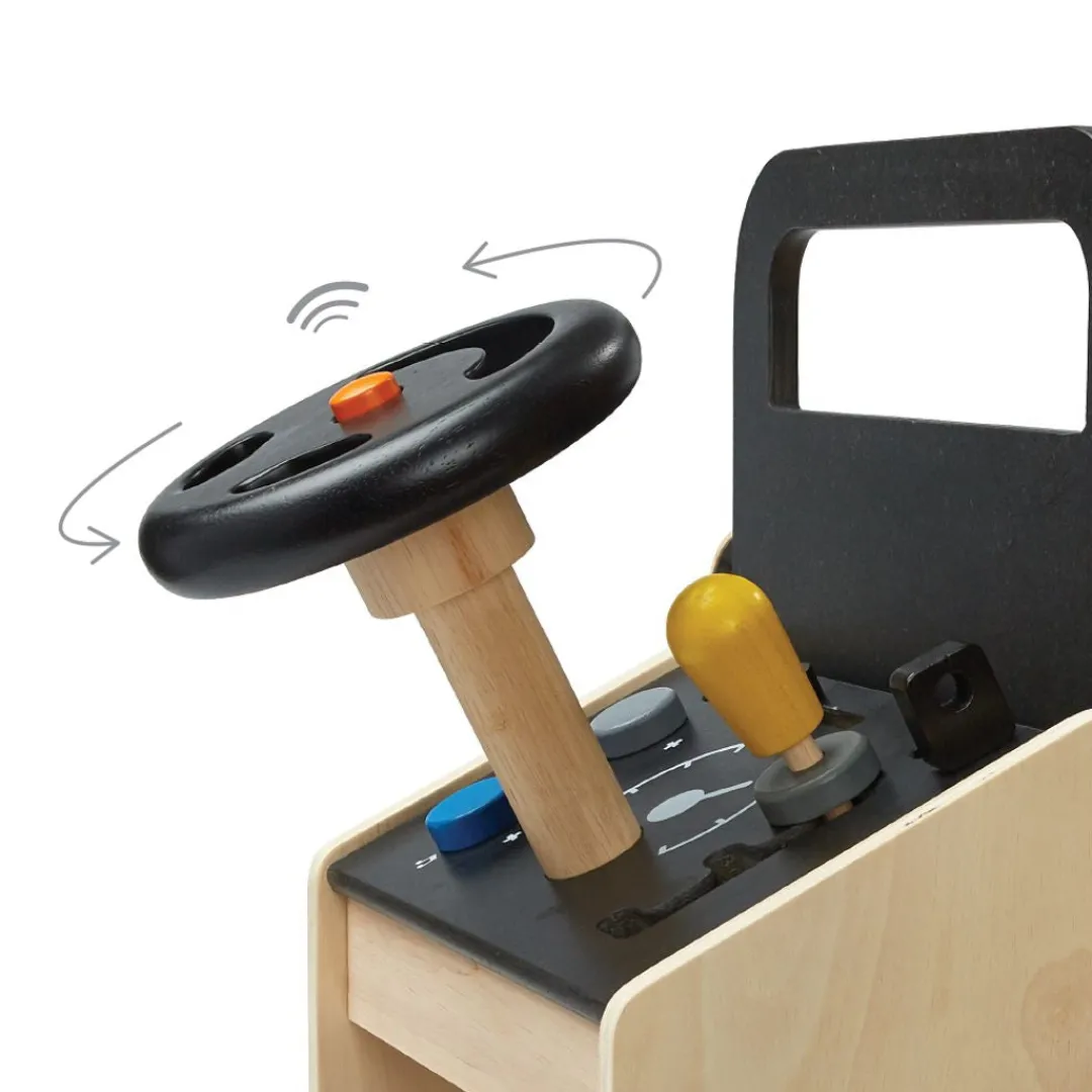 PlanToys USA 4 Years|3 Years < Wooden Motor Mechanic Car Repair Set