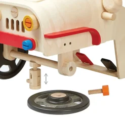 PlanToys USA 4 Years|3 Years < Wooden Motor Mechanic Car Repair Set