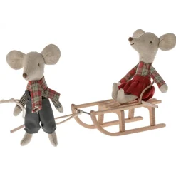 Maileg Maileg Collection|Wooden Toys < Wooden Mouse Sled