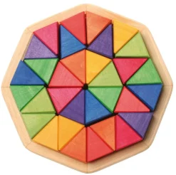Grimm's Spiel u0026 Holz Wooden Toys|4 Years < Wooden Octagon Puzzle Blocks