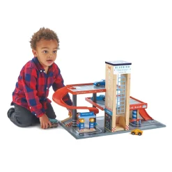 Tender Leaf Wooden Toys|4 Years < Wooden Parking Garage and Service Station