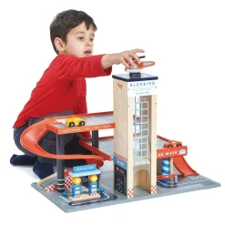 Tender Leaf Wooden Toys|4 Years < Wooden Parking Garage and Service Station