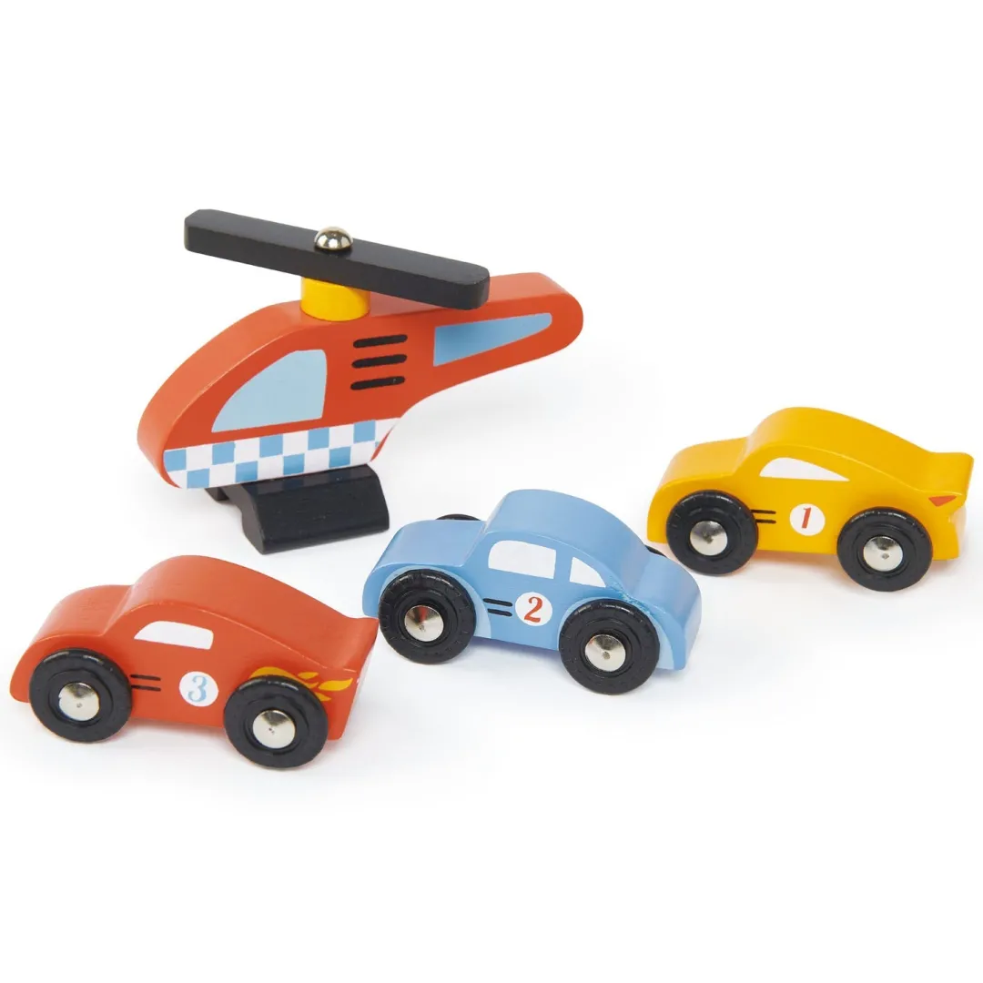 Tender Leaf Wooden Toys|4 Years < Wooden Parking Garage and Service Station