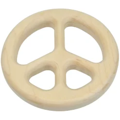 Maple Landmark 12-24 Months|Wooden Toys < Wooden Peace Sign Baby Teether