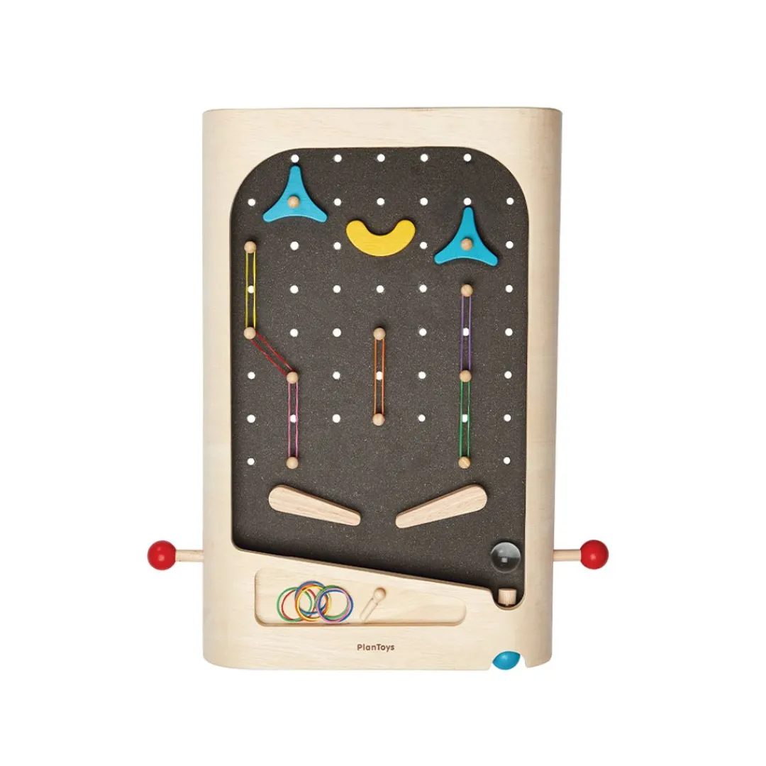 PlanToys USA Wooden Toys|Games < Wooden Pinball Game Set