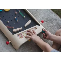 PlanToys USA Wooden Toys|Games < Wooden Pinball Game Set