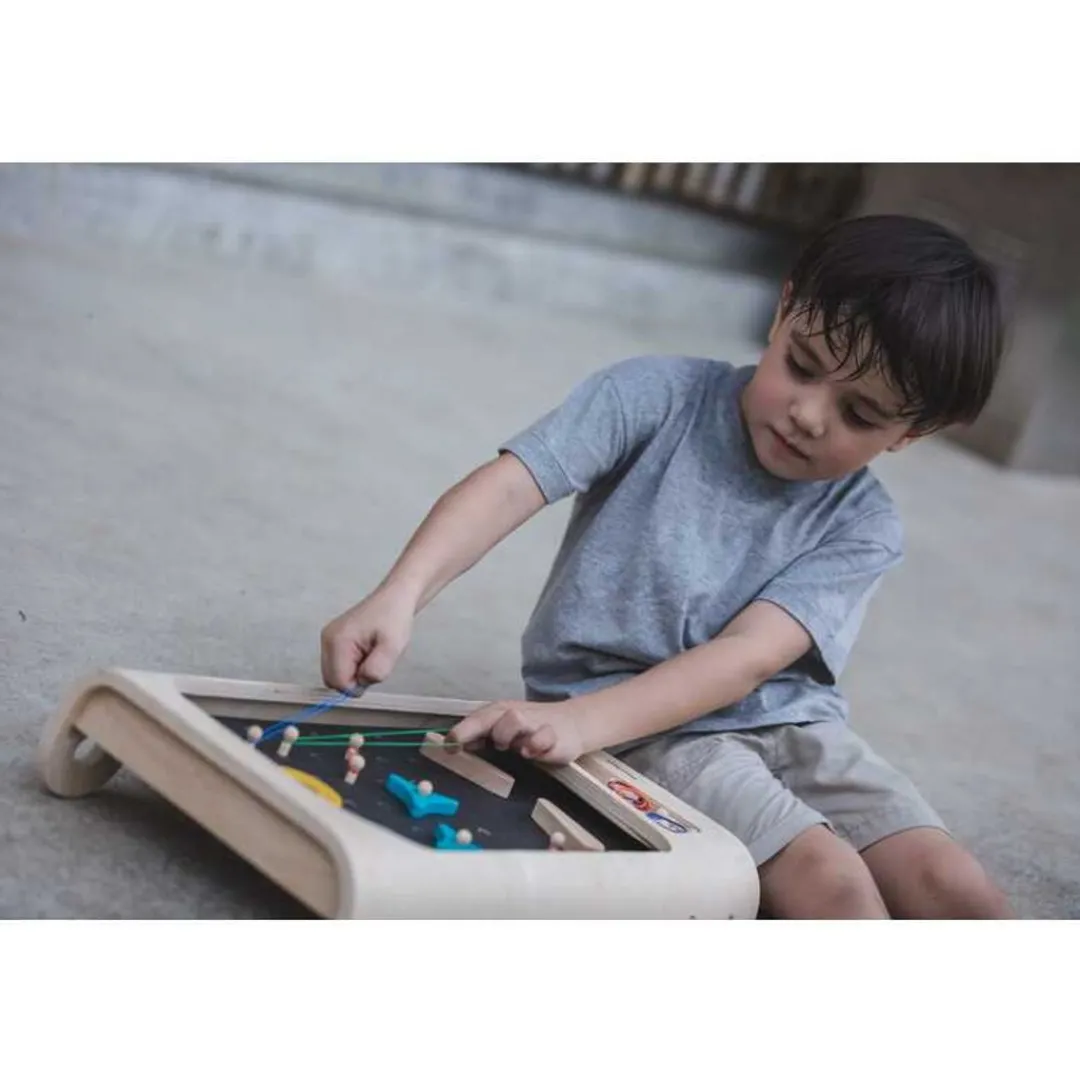 PlanToys USA Wooden Toys|Games < Wooden Pinball Game Set