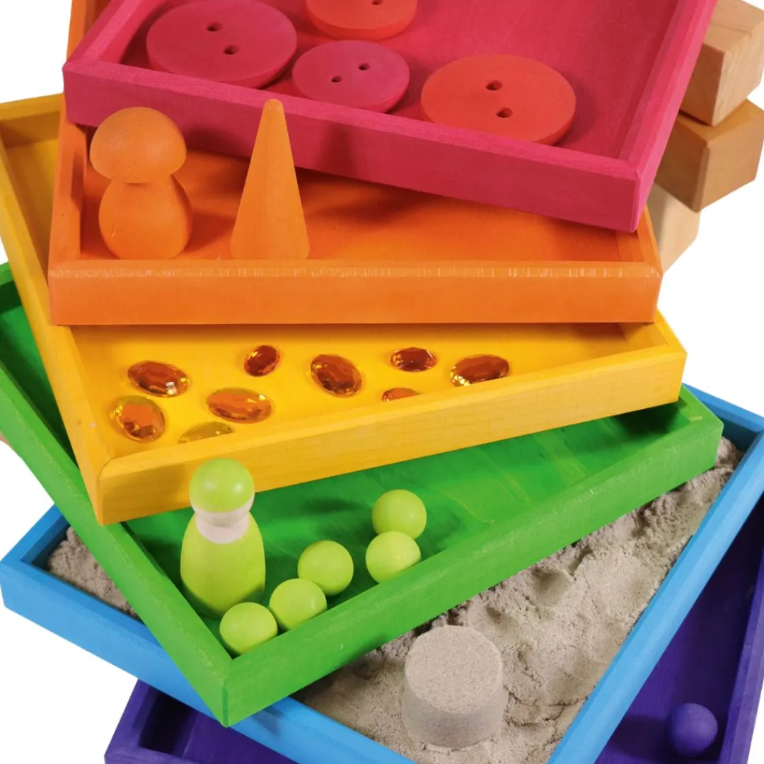 Grimm's Spiel u0026 Holz Wooden Toys|4 Years < Wooden Rainbow Frames