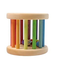Grimm's Spiel u0026 Holz 12-24 Months|Wooden Toys < Wooden Rainbow Rolling Wheel