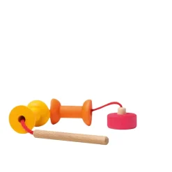 Grimm's Spiel u0026 Holz 12-24 Months|Early Learning < Wooden Rainbow Threading Game