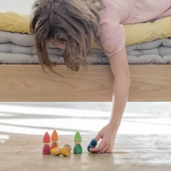 Grapat 12-24 Months|Dolls < 6 Wooden Rainbow Tomten Figures
