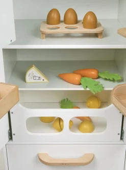 Tender Leaf Wooden Toys|4 Years < Wooden Refrigerator and Food Set