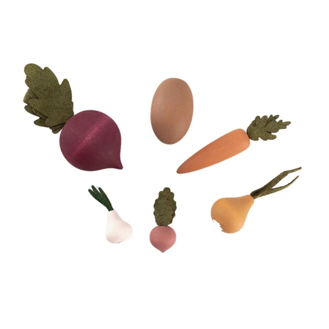 Sabo Wooden Toys|4 Years < Wooden Root Vegetable Set
