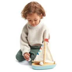 Tender Leaf Toys Wooden Toys|4 Years < Wooden Sailaway Boat