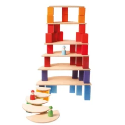 Grimm's Spiel u0026 Holz 12-24 Months|Marble & Ball Runs < Wooden Semicircle Building Set